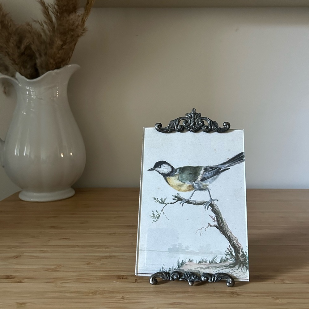 Vintage Photo Frame with Ornate Metal Detail